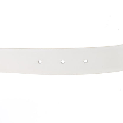 Chanel Calfskin CC Belt 85 34 White 6 of 6