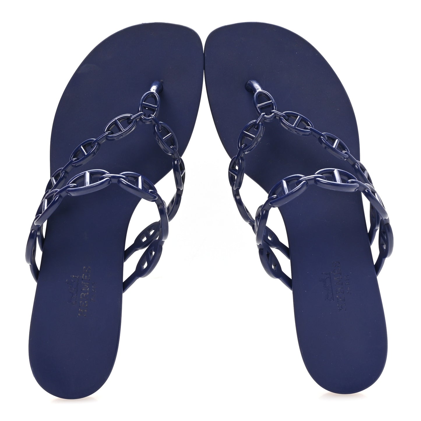 Rubber Chaine d'Ancre Island Sandals 37 Bleu Smalt