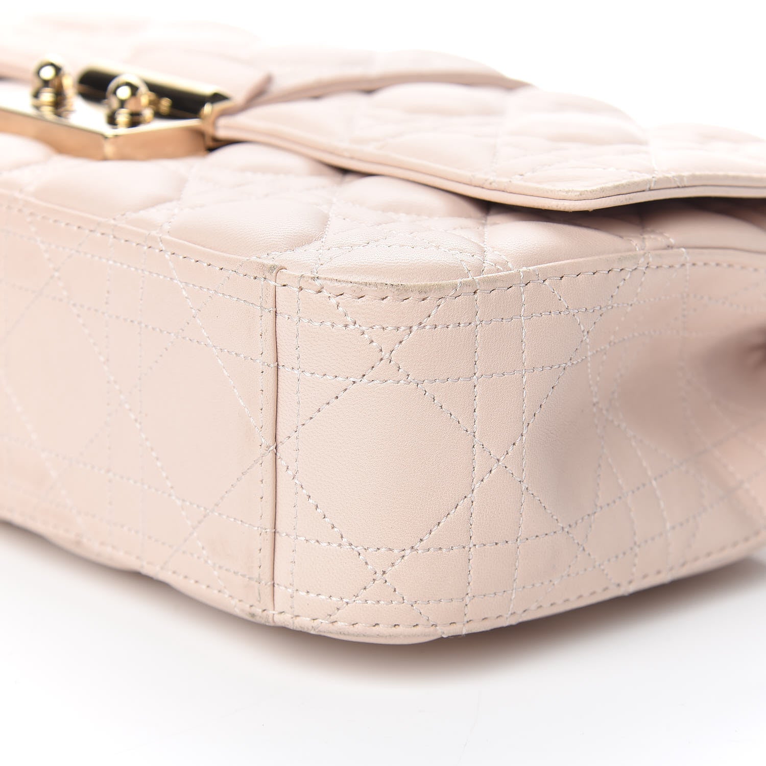 Christian Dior Lambskin Cannage Medium Miss Dior Flap Light Pink 6 of 15