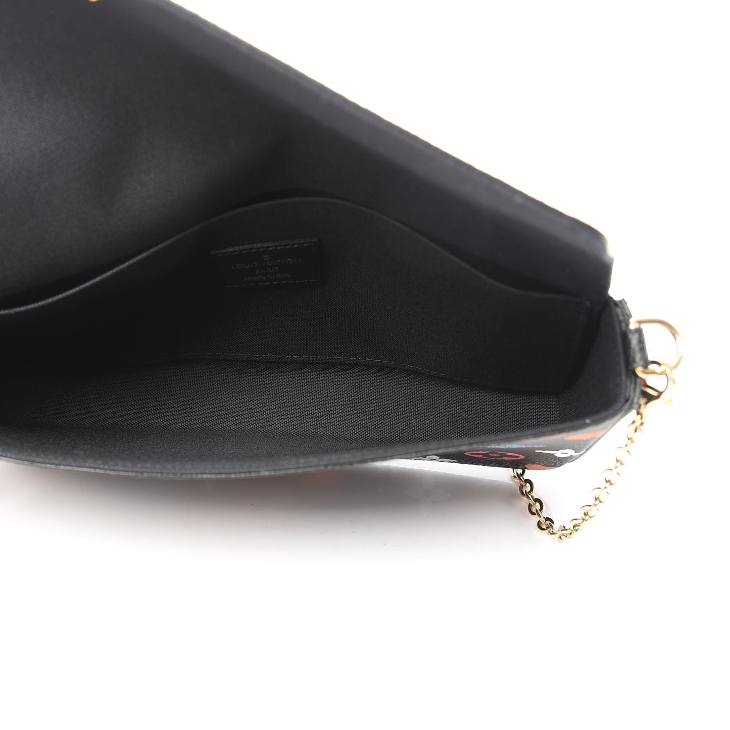 Game On Felicie Chain Wallet Black