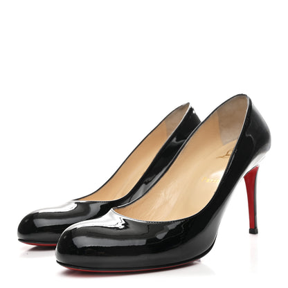 Christian Louboutin Patent New Simple 85 Pumps 39.5 Black 4 of 11