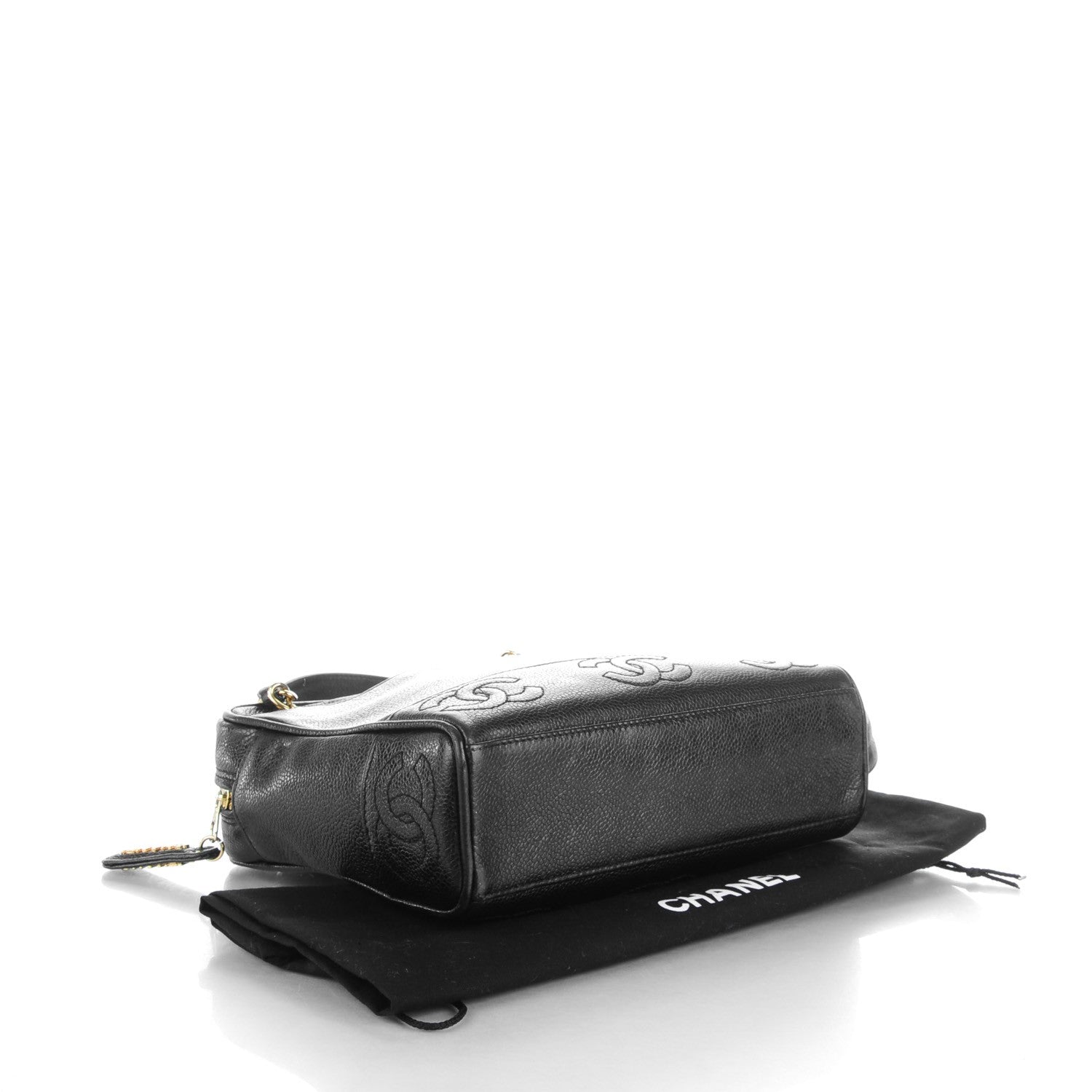 Chanel Caviar CC Shoulder Bag Black 4 of 11
