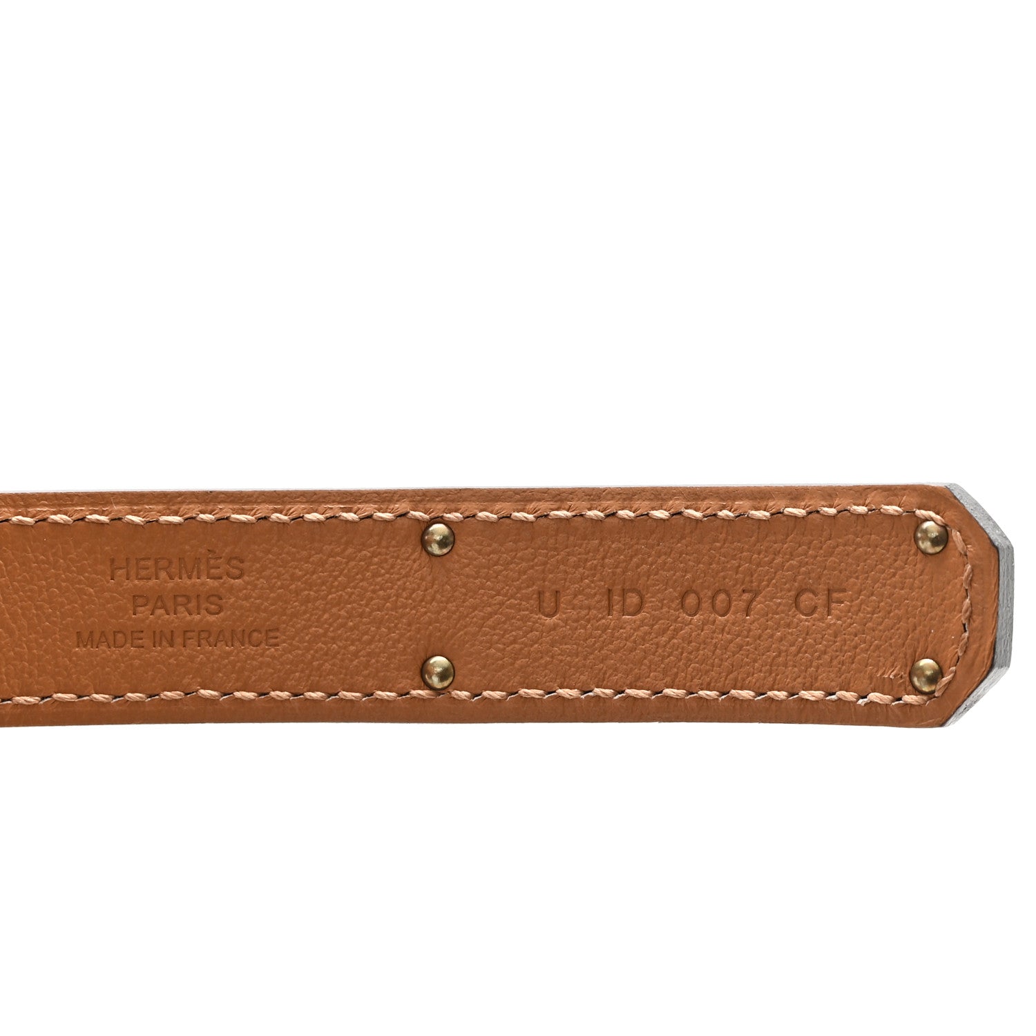 Hermes Epsom Kelly Belt Gold 3 of 4