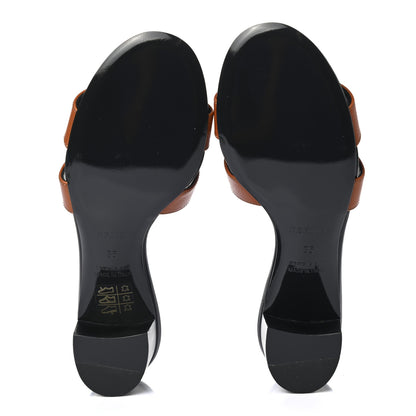 Hermes Epsom Oasis Sandals 36 Gold 5 of 9