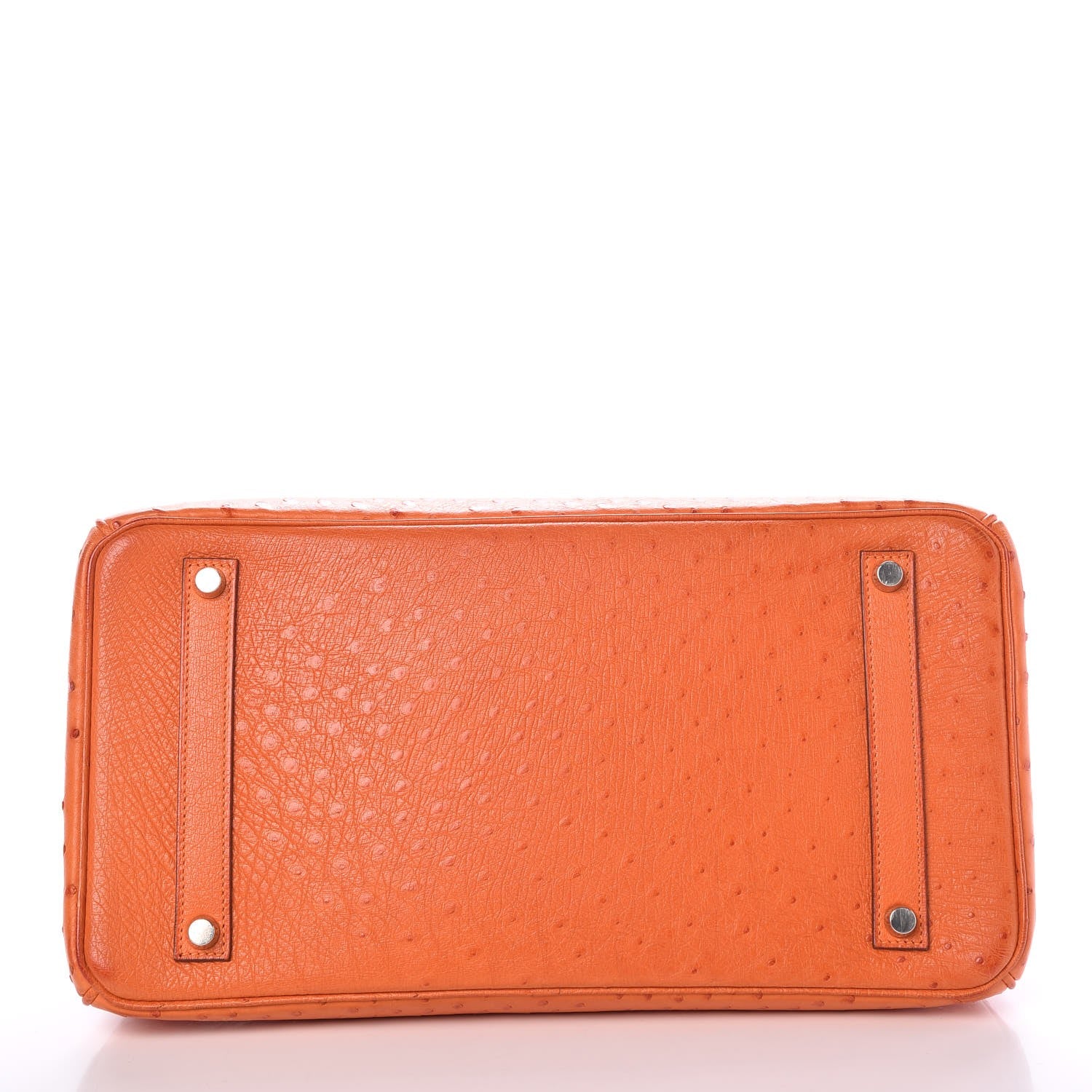 Hermes Ostrich Birkin 35 Orange 6 of 33