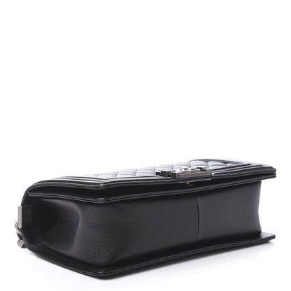 Chanel Caviar Quilted Medium Boy Flap Black 4 of 11