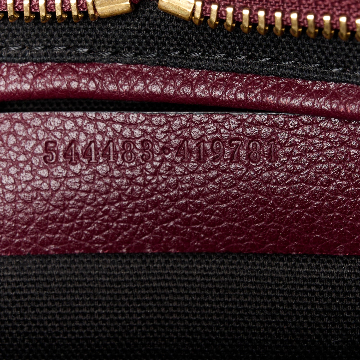 Alexander McQueen Pebbled Calfskin Mini Padlock Tote Bordeaux 7 of 12