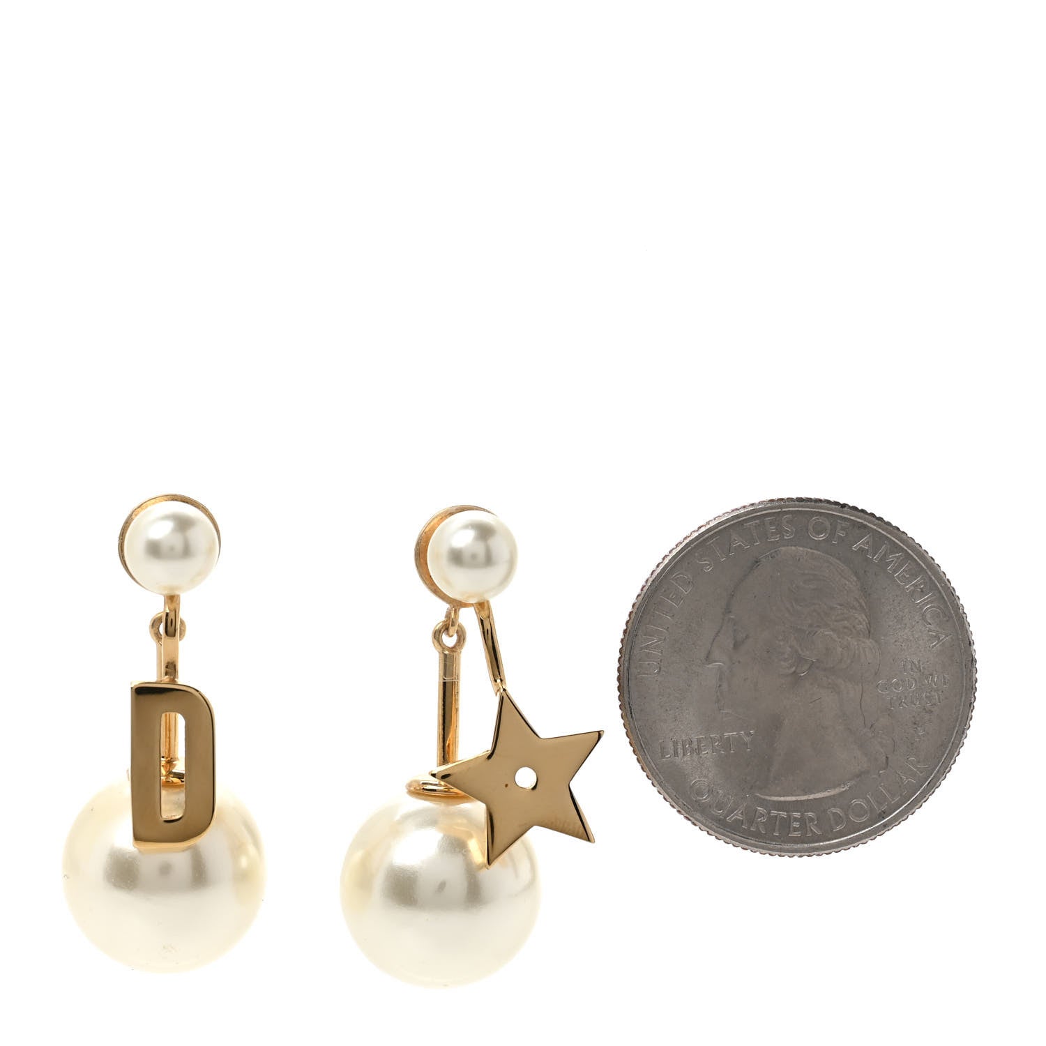 Christian Dior Pearl Dior Star Tribales Earrings 2 of 4