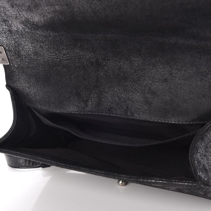 Chanel Goatskin Chesterfield Quilted Medium Celtic Boy Flap Black 6 of 8