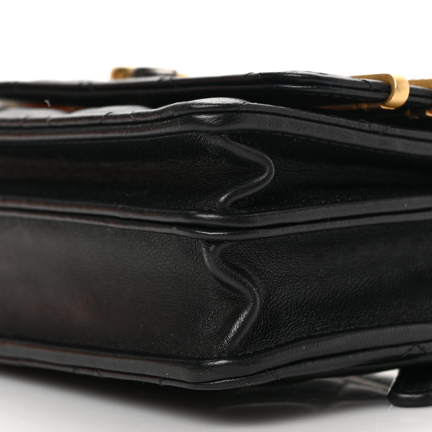 Chanel Lambskin Quilted Coco Clips Mini Wallet On Chain WOC Black 10 of 10