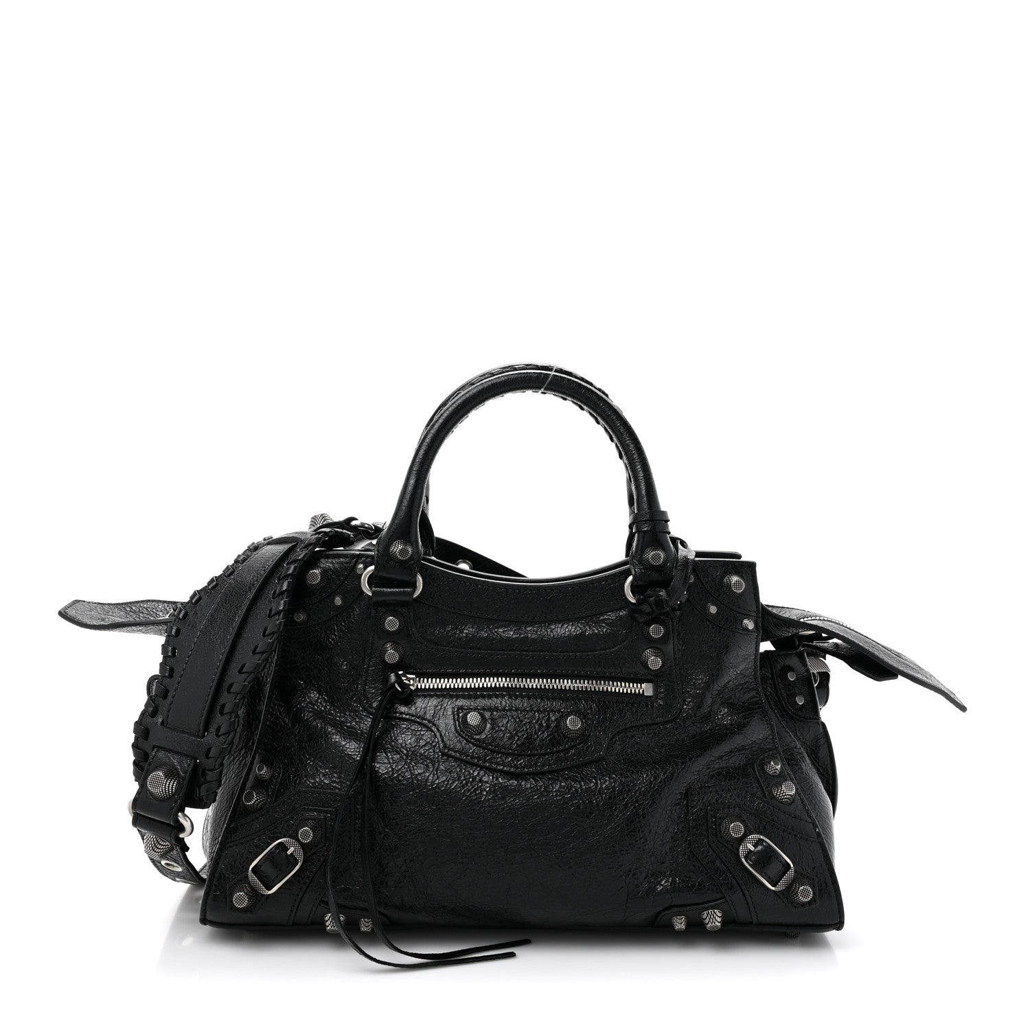 Balenciaga Agneau Arena Small Neo Cagole City Handbag Black 1 of 13