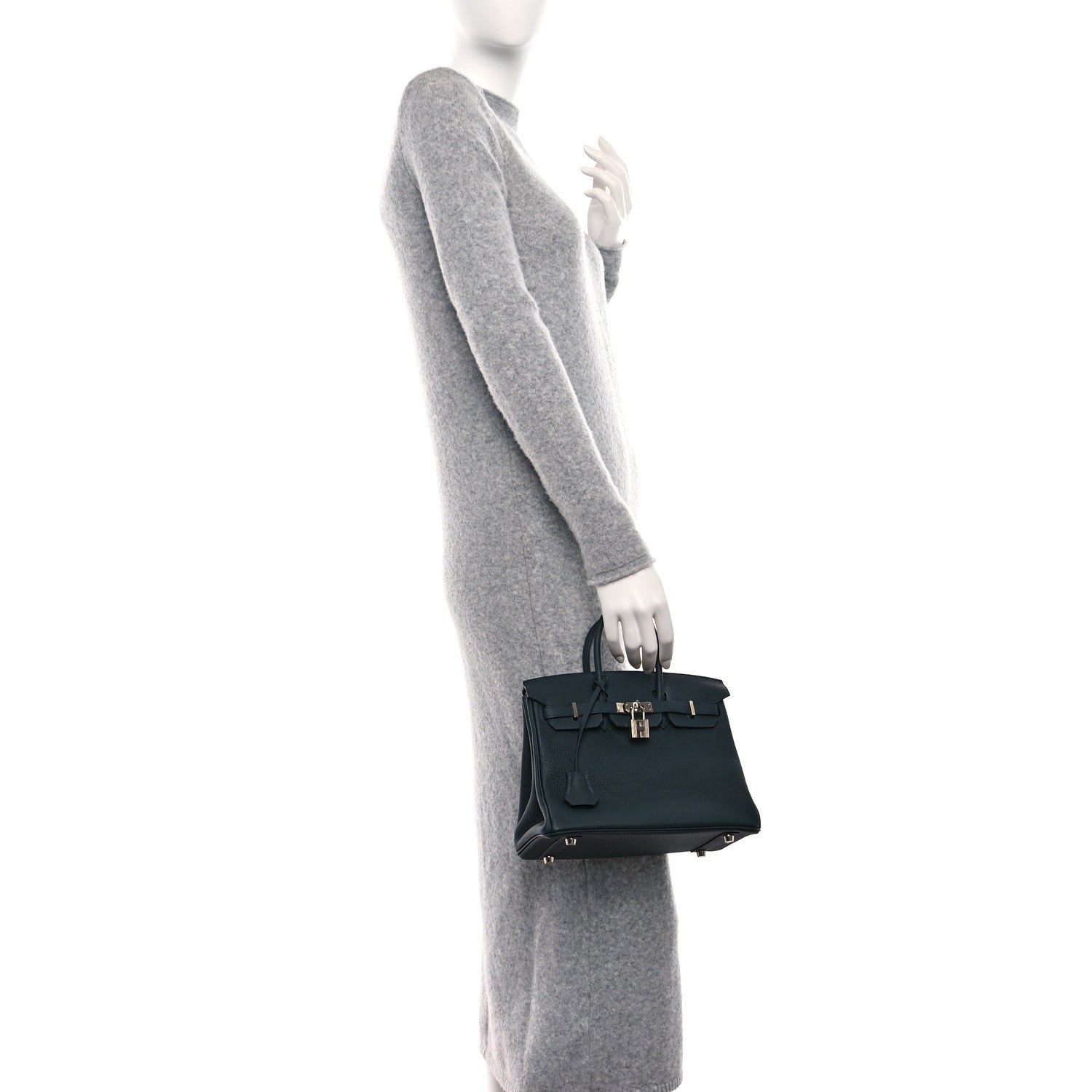 Hermes Togo Birkin 25 Bleu de Prusse 2 of 9
