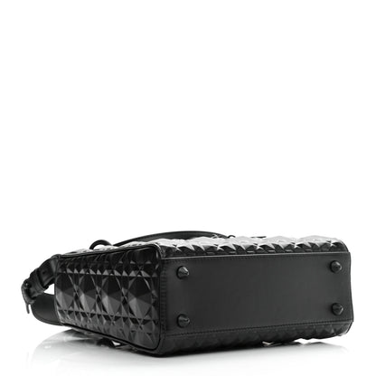 Christian Dior Calfskin Cannage Diamond Small My ABCDior Lady Dior Black 4 of 10