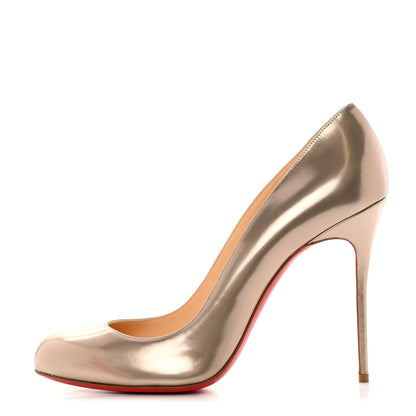 Christian Louboutin Calfskin Fifi 100 Pumps 41 Beige 1 of 8