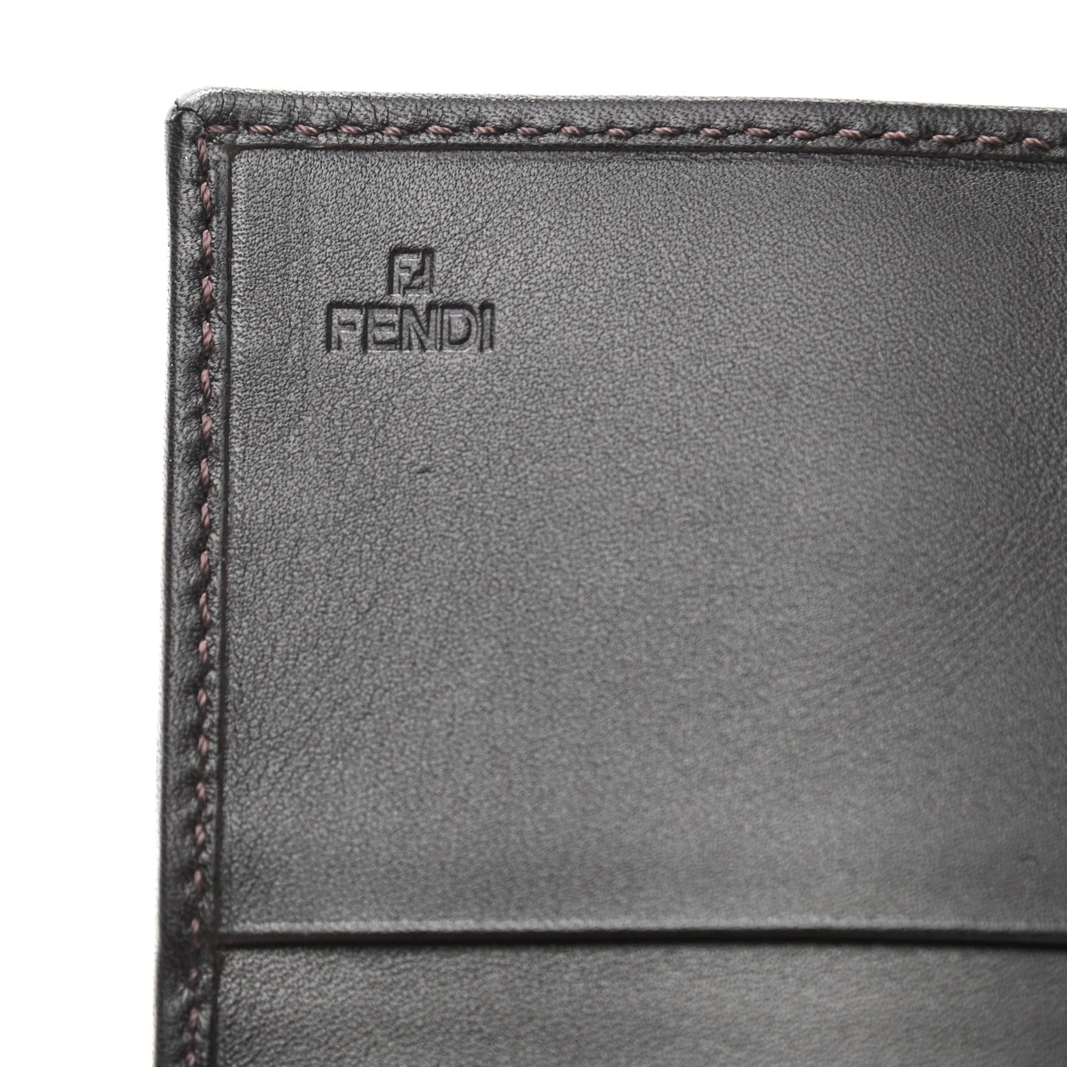 Fendi Zucchino Continental Wallet Tobacco Moro 6 of 8