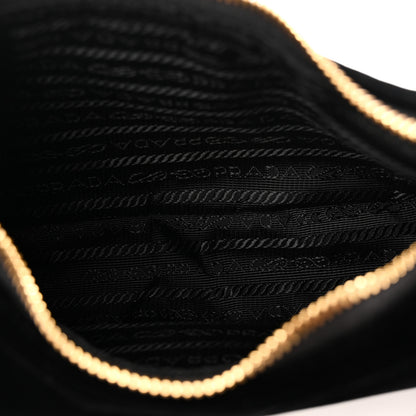 Prada Velvet Nappa Mini Re-Edition Shoulder Bag Black 5 of 9