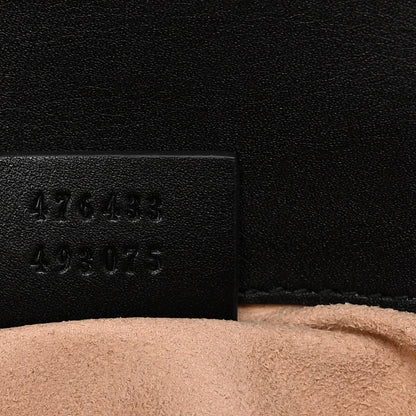 Gucci Calfskin Matelasse Super Mini GG Marmont Shoulder Bag Black 7 of 11