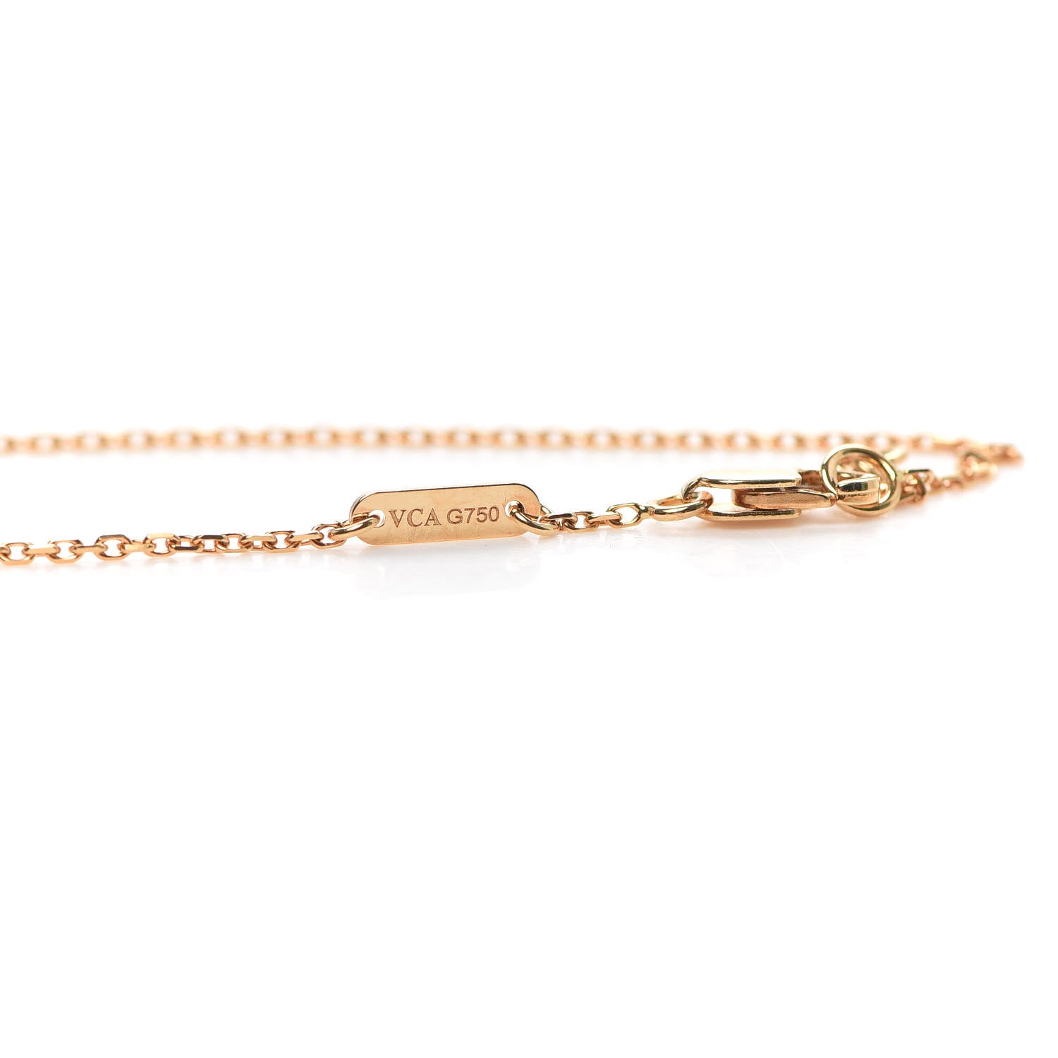 Van Cleef & Arpels 18K Yellow Gold Mother of Pearl Sweet Alhambra Bracelet 5 of 7