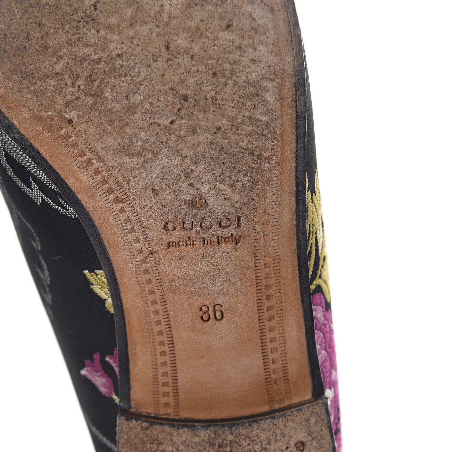 Floral Jacquard Horsebit Womens Jordaan Loafers 36 Multi