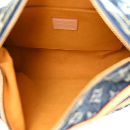 Louis Vuitton Monogram Denim Baggy PM Blue 5 of 9