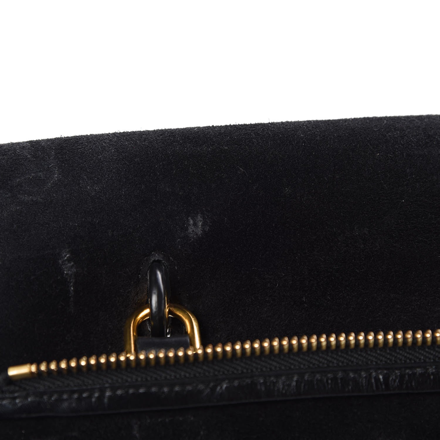 Celine Calfskin Crocodile Embossed Small Belt Bag Black 8 of 18