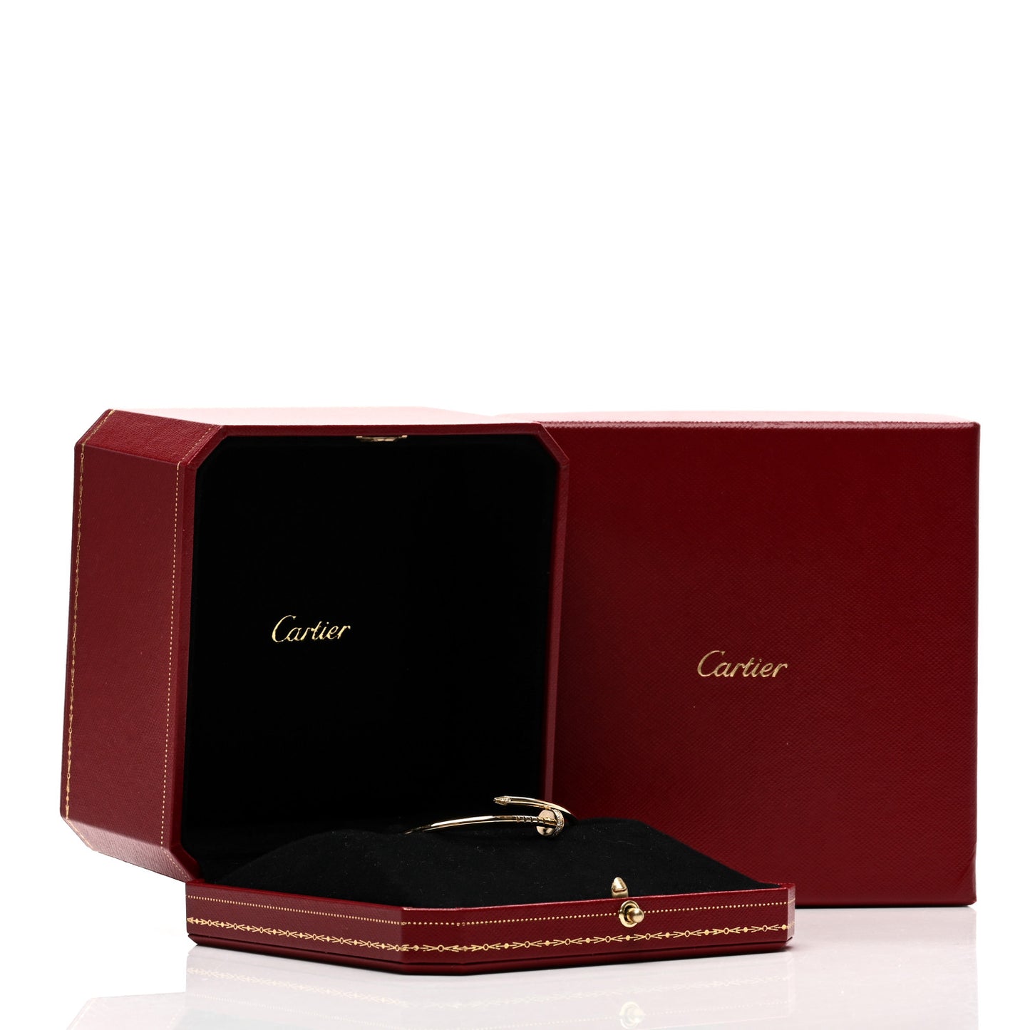 18K Yellow Gold Diamond Small Juste Un Clou Bracelet 16