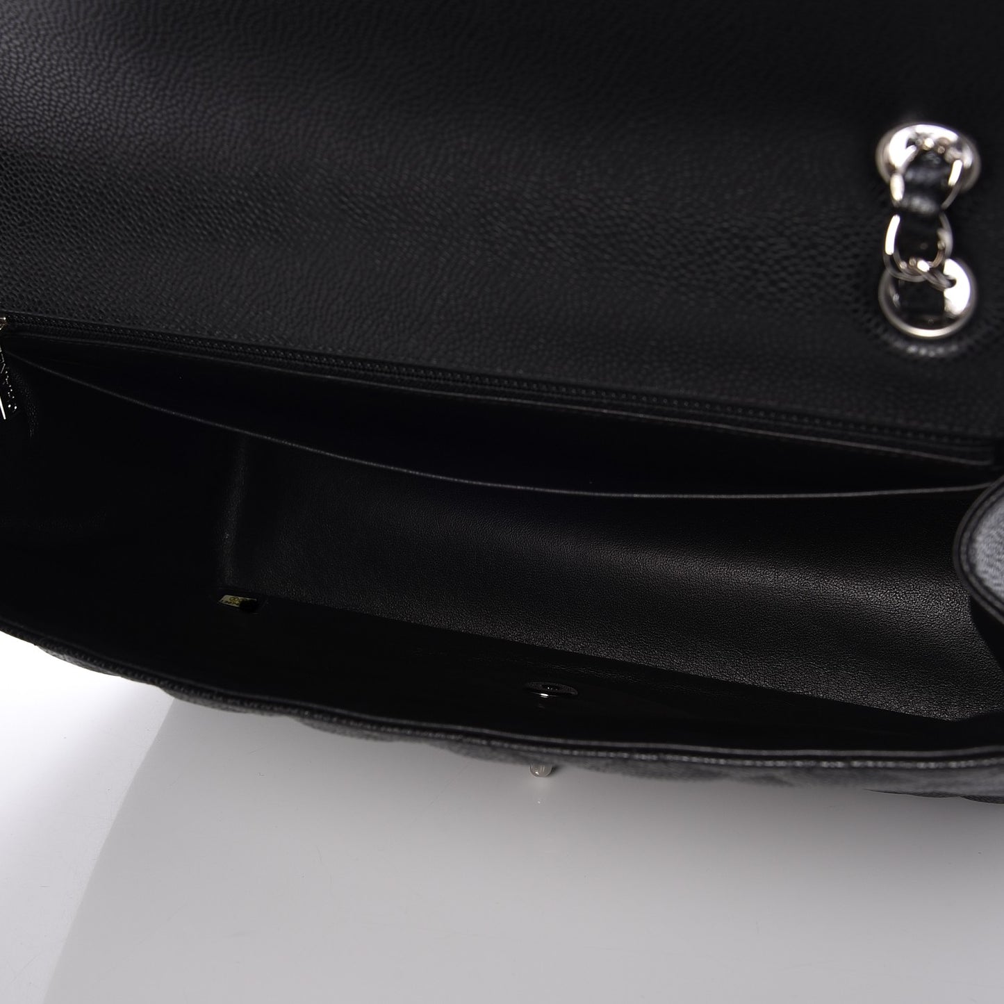 Caviar Quilted Maxi Single Flap Black