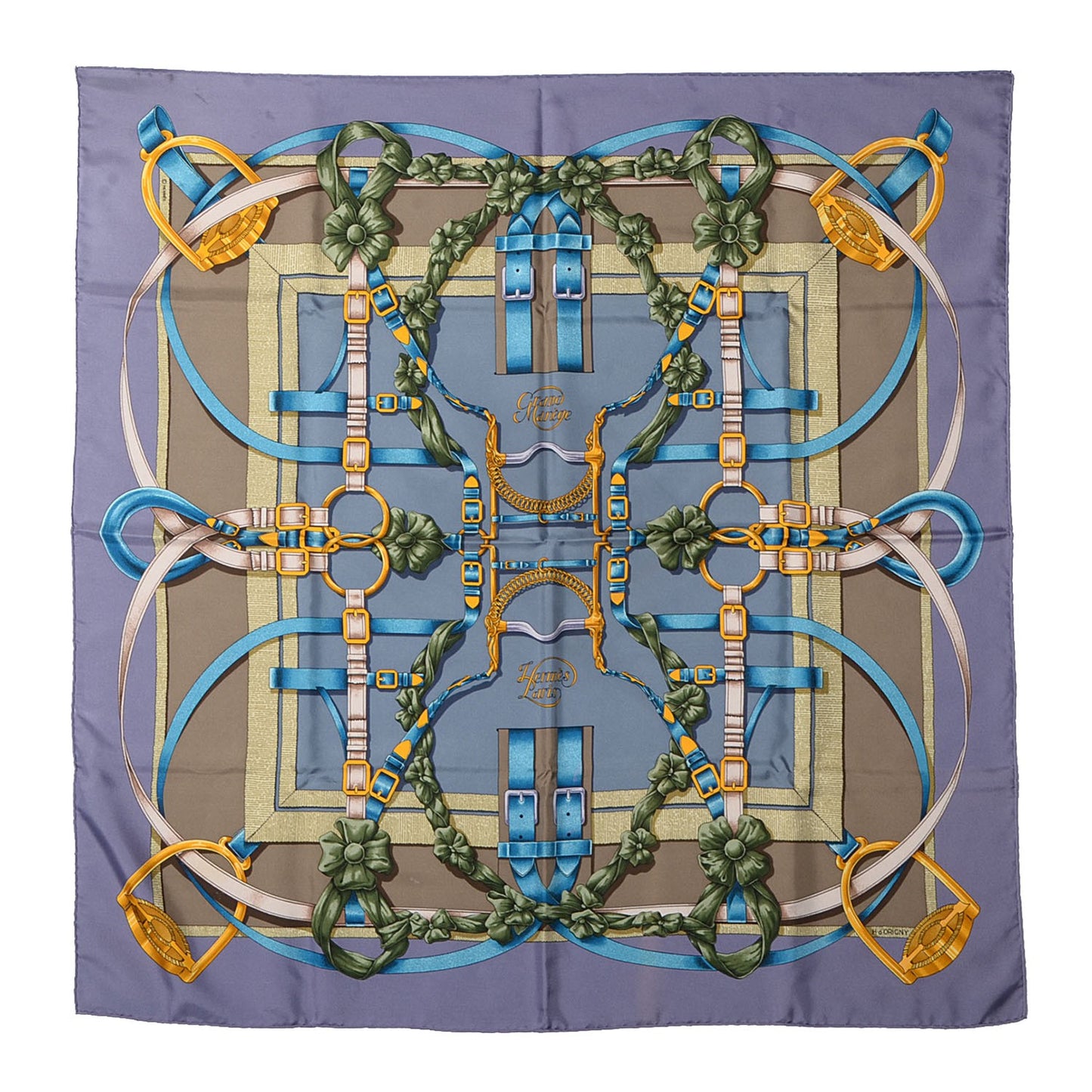 Silk Grand Manege Scarf 90