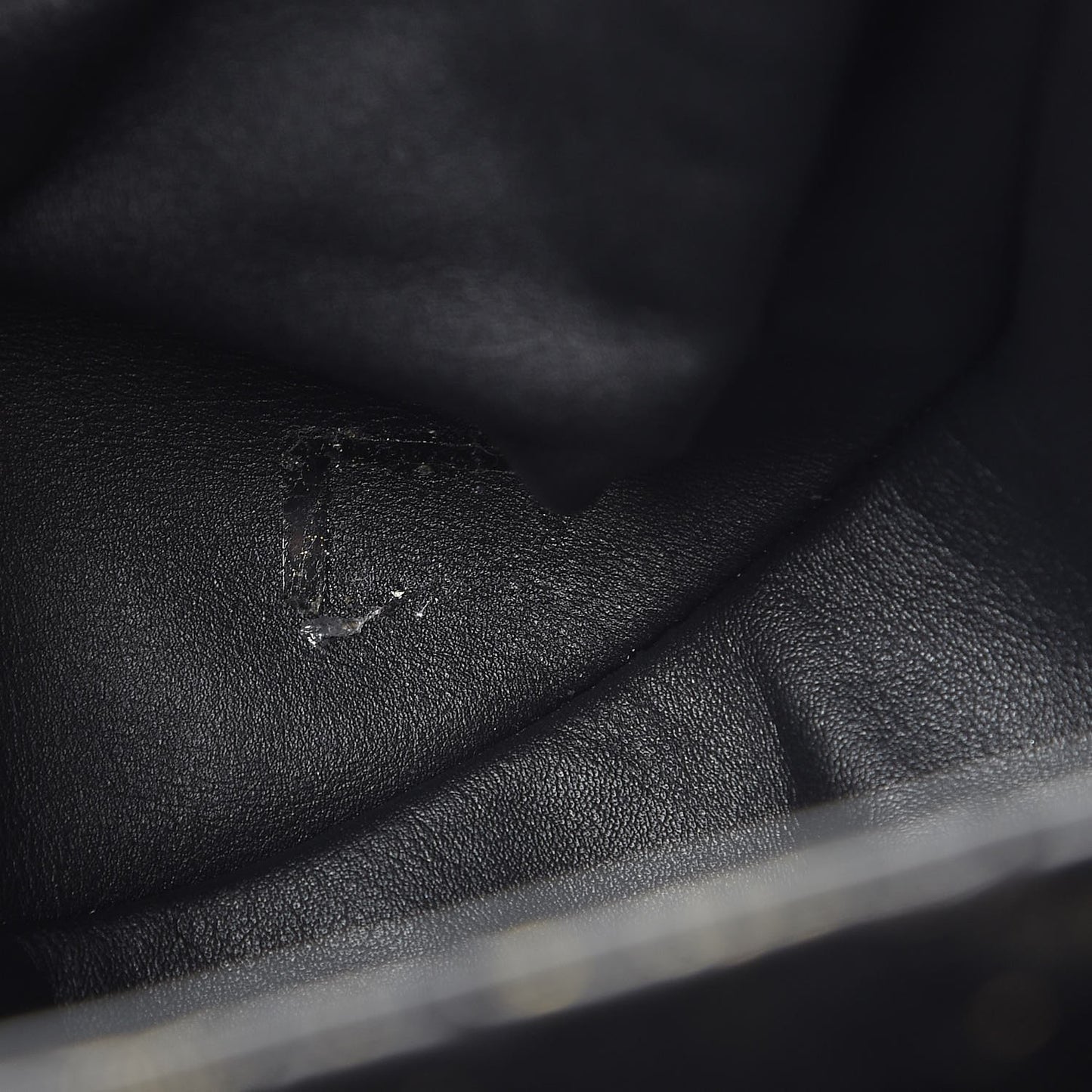 Metallic Python Hobo Black Gold