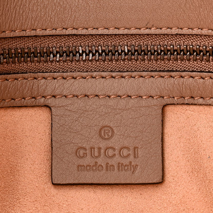 Gucci Calfskin Matelasse Studded Small Pearly GG Marmont Shoulder Bag Porcelain Rose 5 of 10