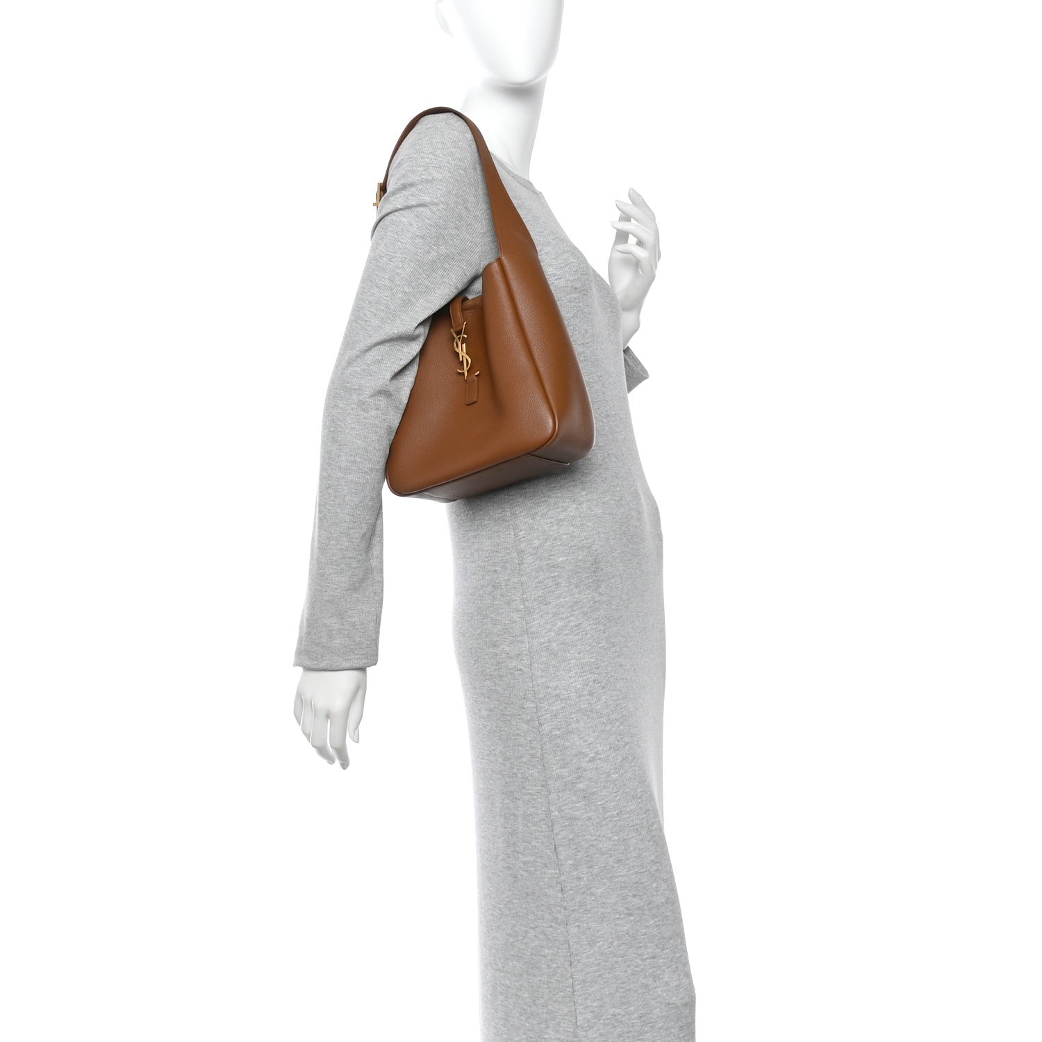 Saint Laurent Smooth Calfskin Small Le 5 A 7 Soft Hobo Fox 2 of 10