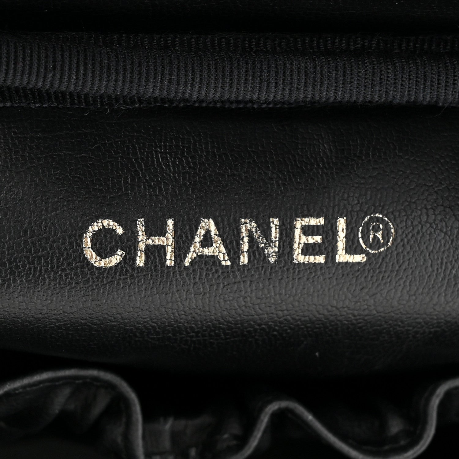 Chanel Caviar Cosmetic Vanity Bag Black 6 of 9