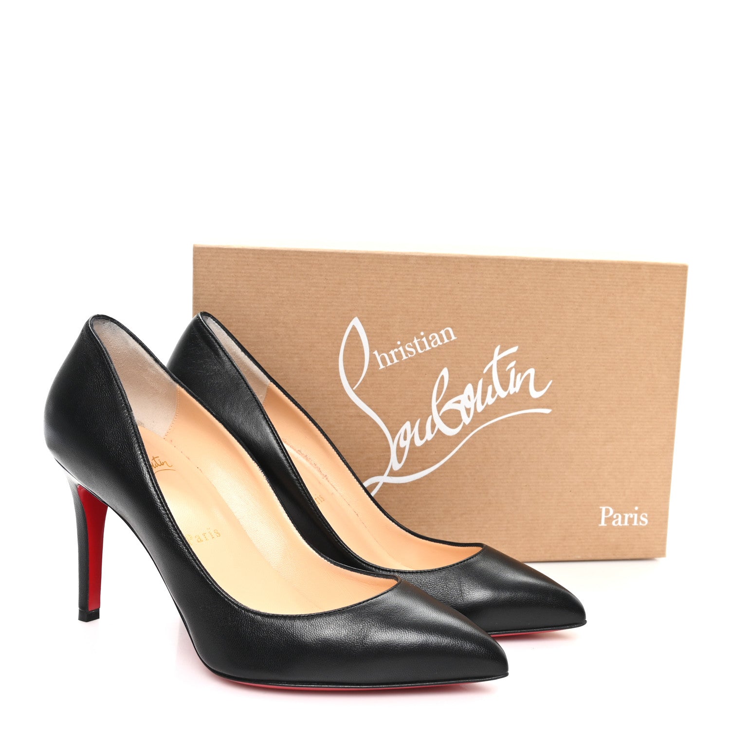 Christian Louboutin Shiny Nappa Pigalle Follies 85 Pumps 38 Black 10 of 10