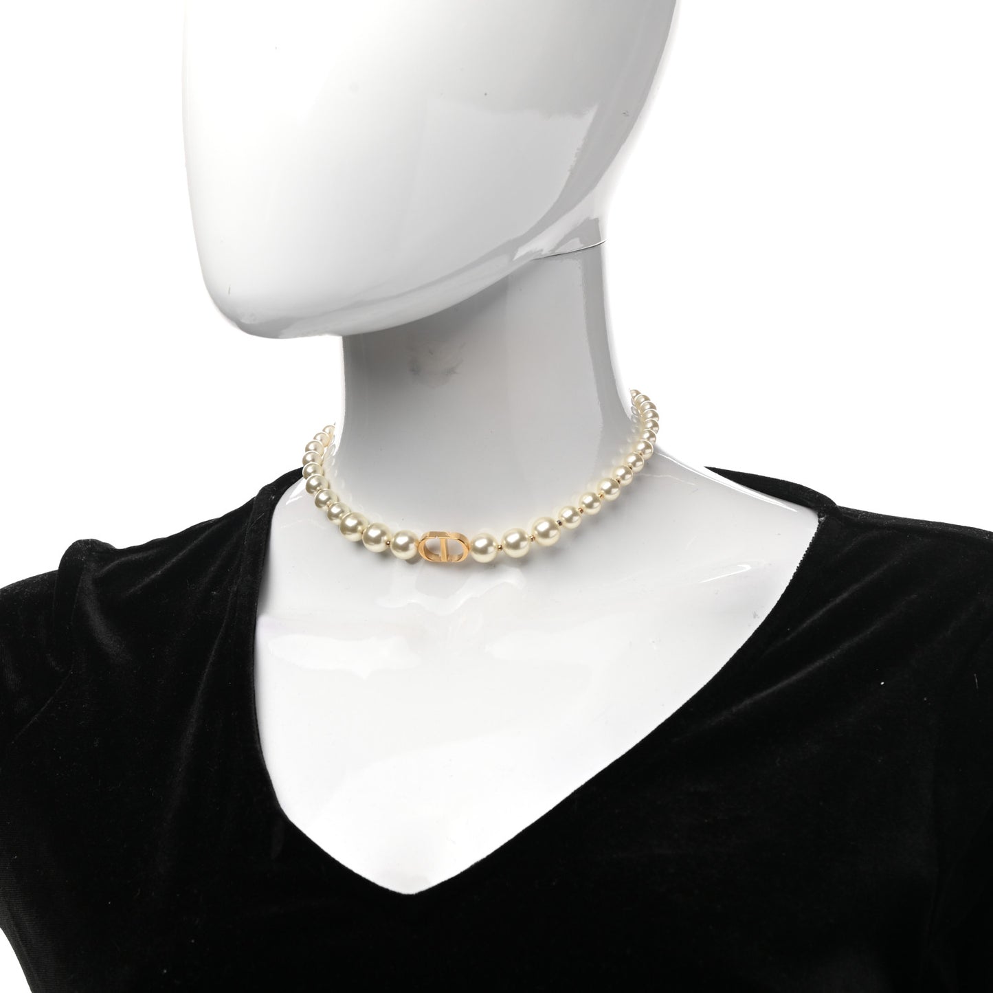 Pearl 30 Montaigne Choker Necklace Gold