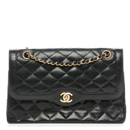 Chanel Lambskin Medium Double Flap Black 1 of 8