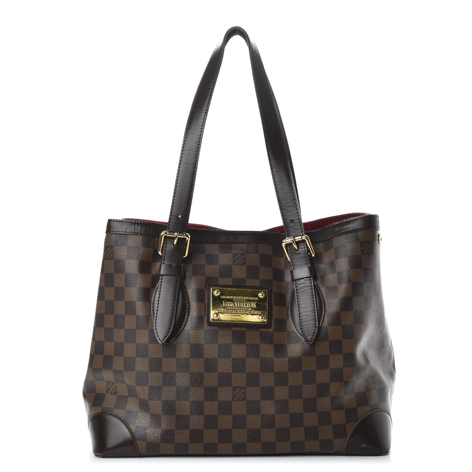 Louis Vuitton Damier Ebene Hampstead MM 1 of 12