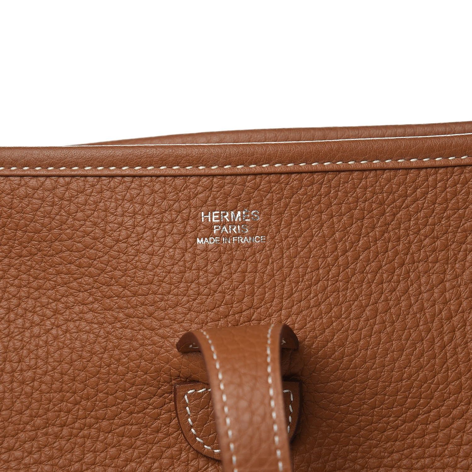 Hermes Taurillon Clemence Evelyne III PM Gold 6 of 9