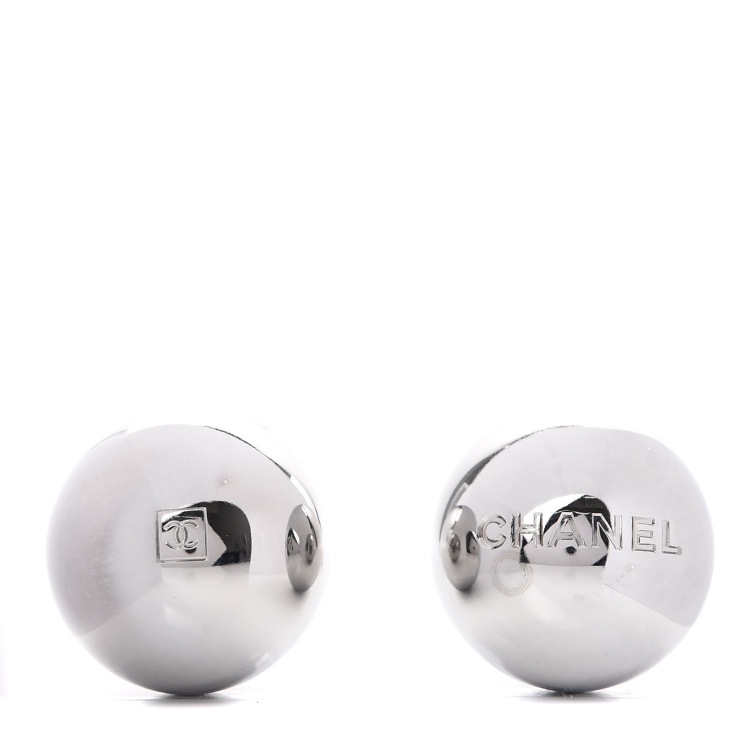 Chanel Metal Lambskin Petanque Boules and Jack Set 4 of 7