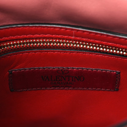 Valentino Garavani Suede Medium Rockstud Spike Shoulder Bag Antico Rosa 6 of 8