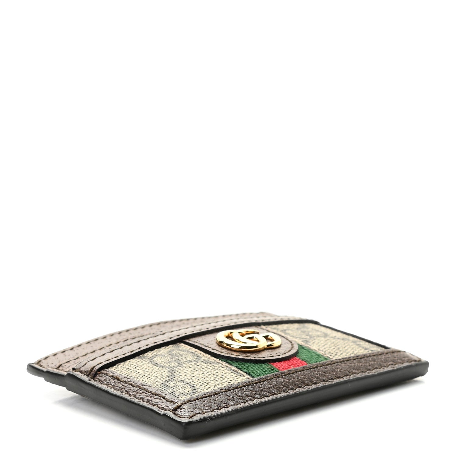 Gucci GG Supreme Monogram Ophidia Card Holder Brown 4 of 7