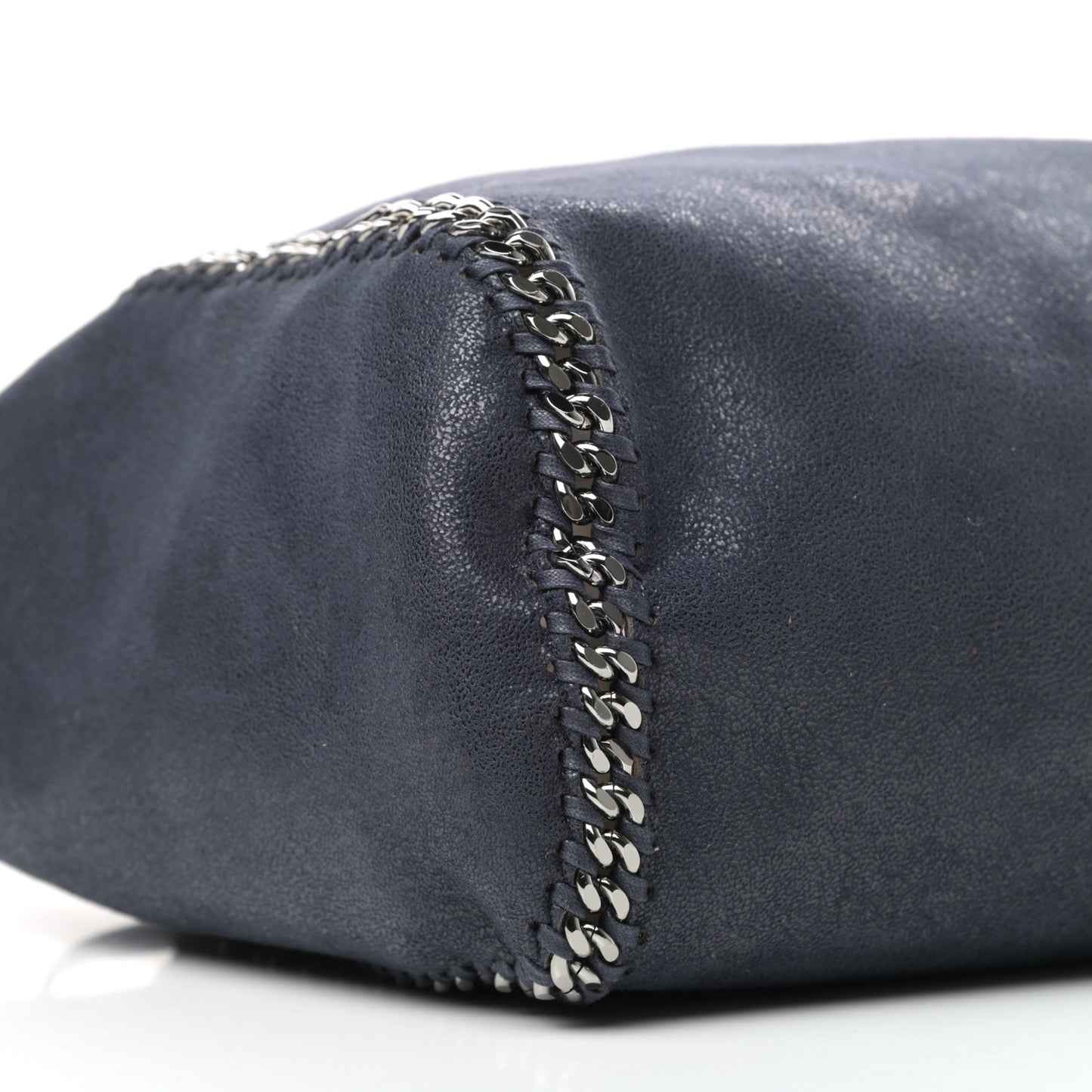 Shaggy Deer Falabella Reversible Tote Navy Camel