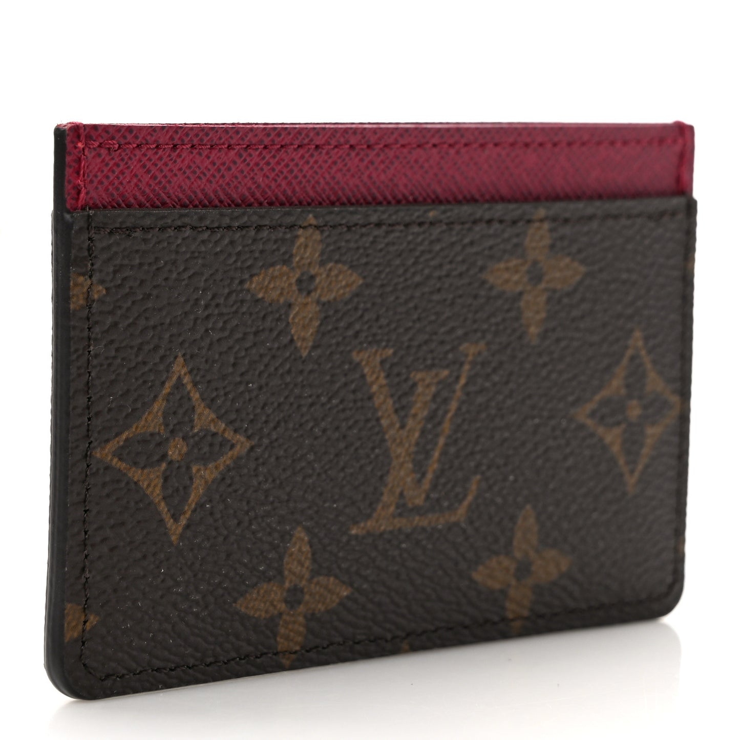 Monogram Card Holder Fuchsia