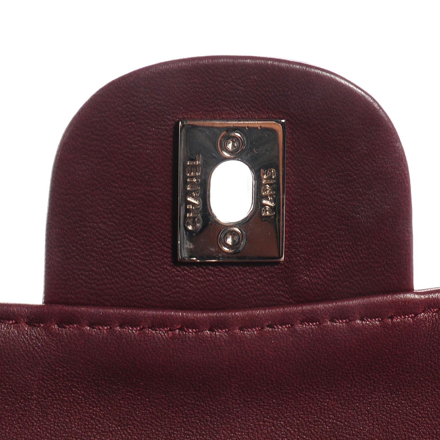 Chanel Lambskin Orient Express Flap Burgundy 5 of 8
