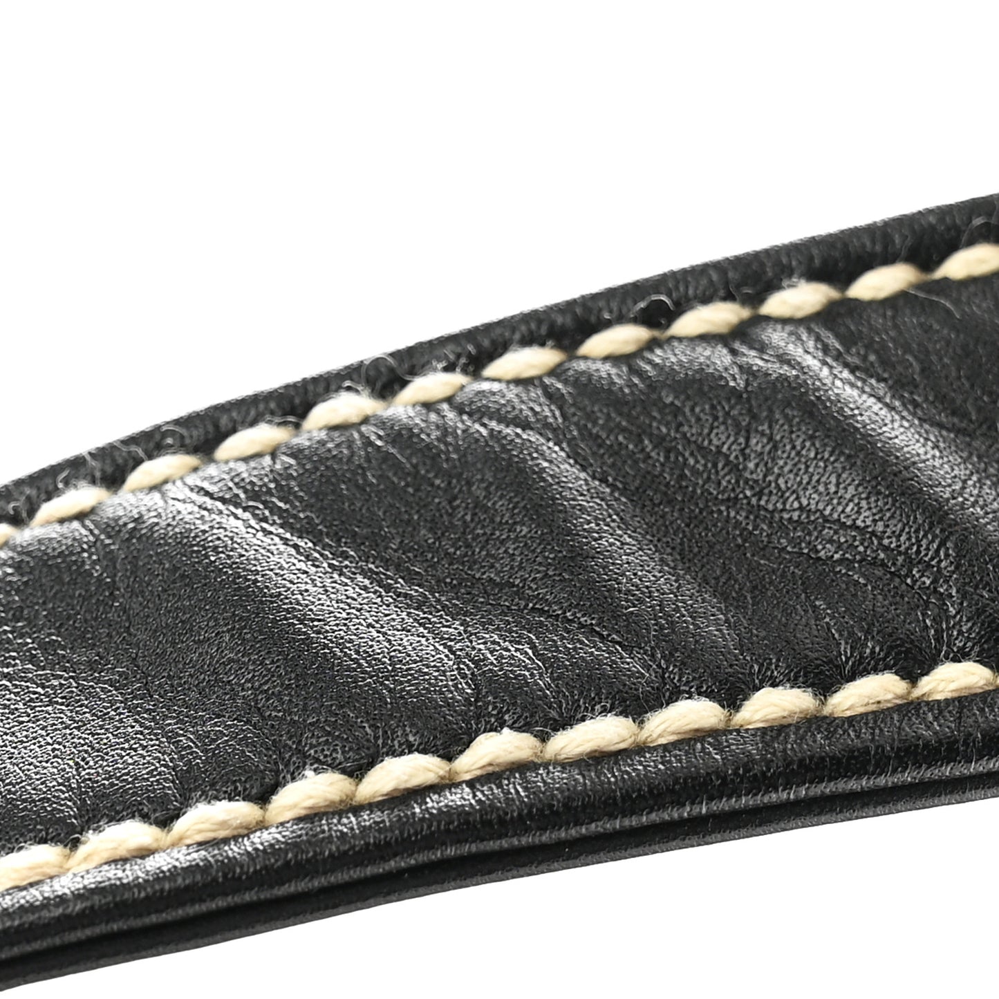 Calfskin Quilted Wild Stitch Large Top Handle Flap Black