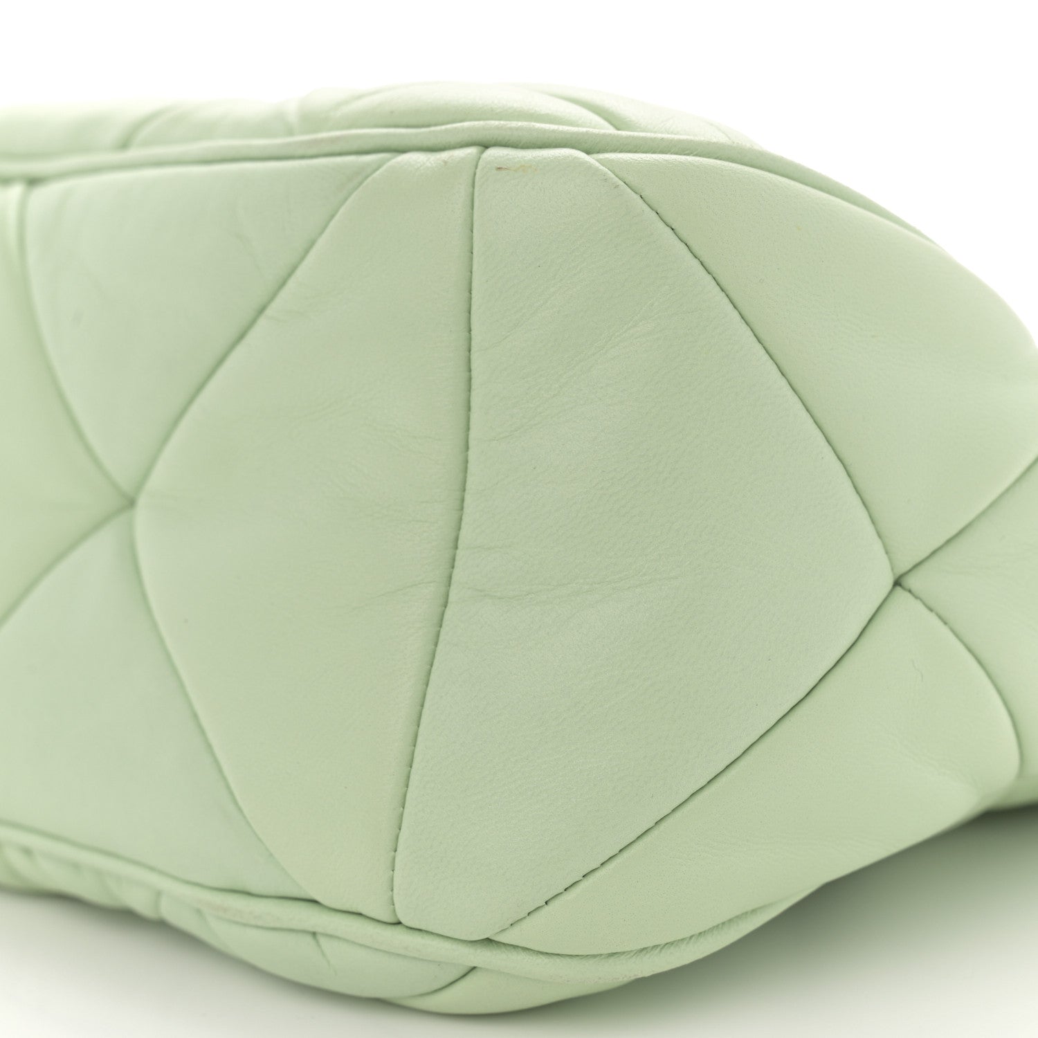 Prada Nappa Re-Nylon Triangle Quilted Patchwork System Shoulder Bag Acqua 10 of 15