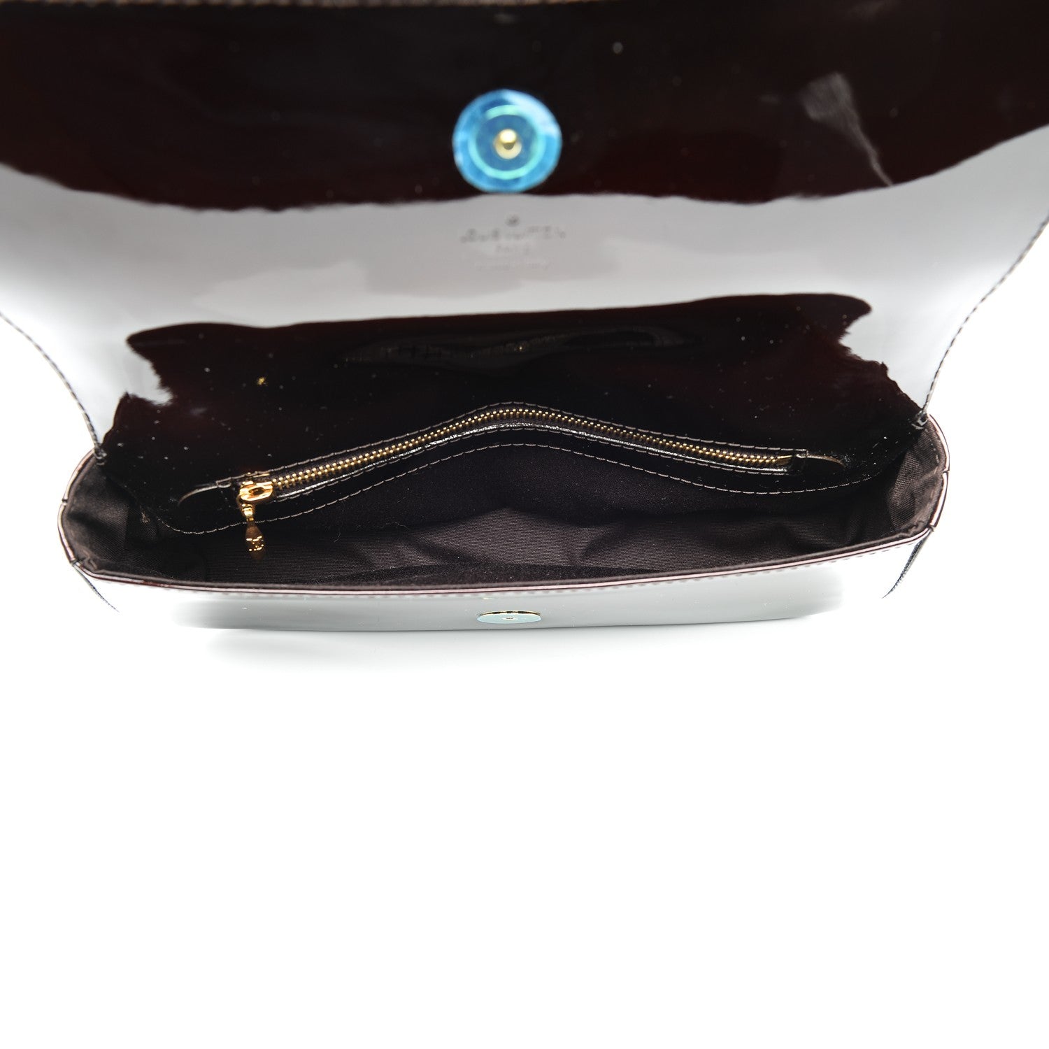 Louis Vuitton Patent Sobe Clutch Amarante 5 of 6