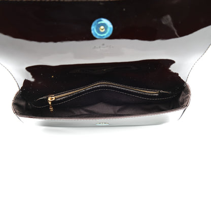Louis Vuitton Patent Sobe Clutch Amarante 5 of 6