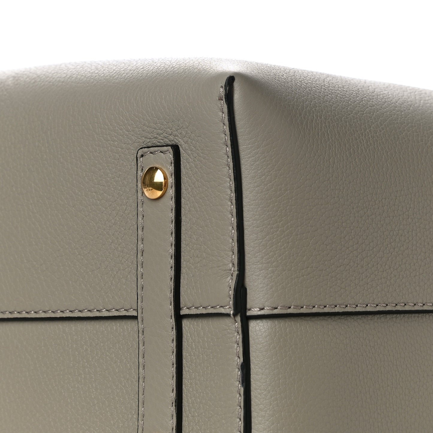 Soft Grain Calfskin Medium Belt Bag Mineral Grey