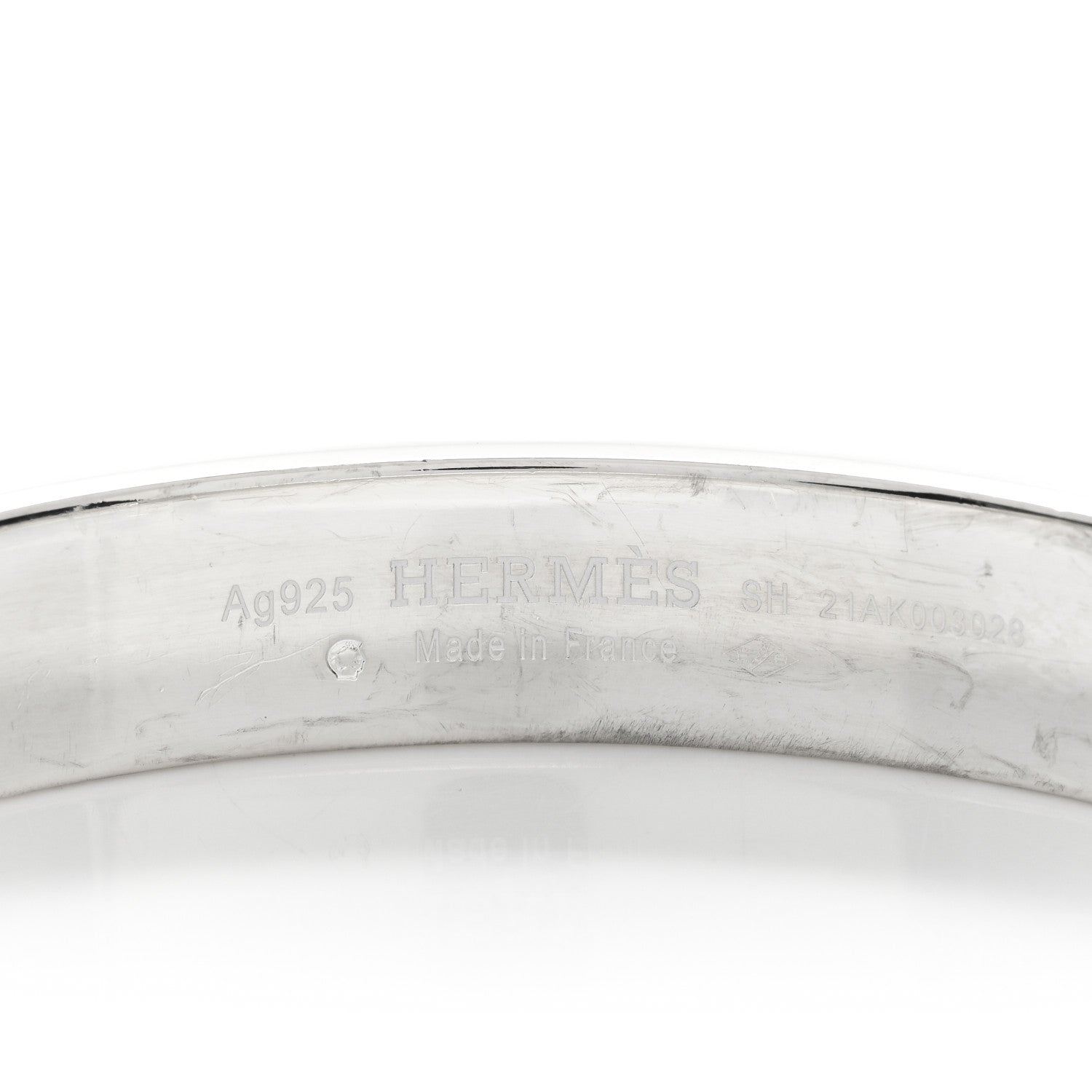 Hermes Sterling Silver PM Collier De Chien Bracelet SH 3 of 4