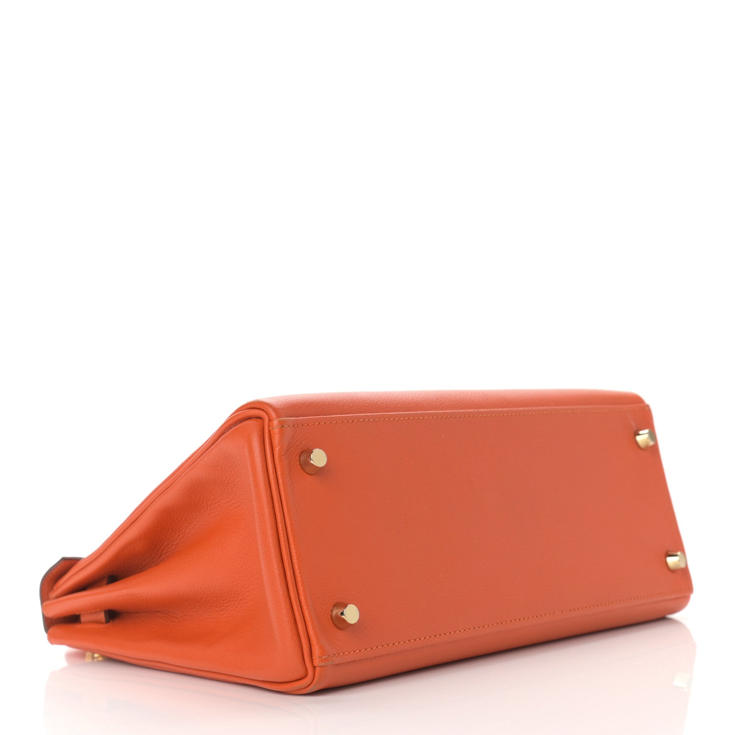 Hermes Evercolor Kelly Retourne 28 Orange 4 of 15